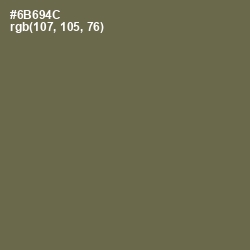 #6B694C - Finch Color Image