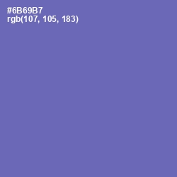 #6B69B7 - Deluge Color Image