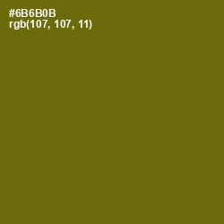 #6B6B0B - Olivetone Color Image