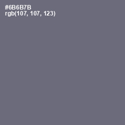 #6B6B7B - Nevada Color Image