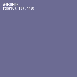 #6B6B94 - Kimberly Color Image