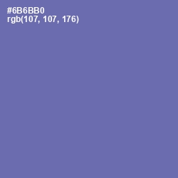 #6B6BB0 - Deluge Color Image