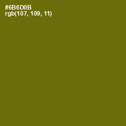 #6B6D0B - Olivetone Color Image