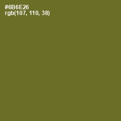 #6B6E26 - Fern Frond Color Image
