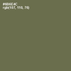 #6B6E4C - Finch Color Image