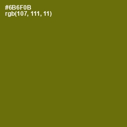 #6B6F0B - Olivetone Color Image