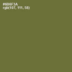 #6B6F3A - Yellow Metal Color Image