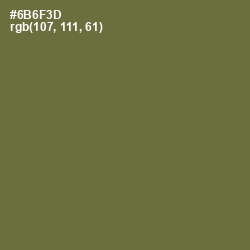 #6B6F3D - Yellow Metal Color Image