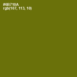 #6B710A - Olivetone Color Image