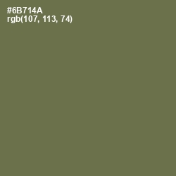 #6B714A - Go Ben Color Image