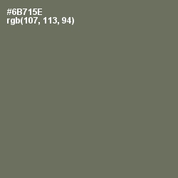 #6B715E - Willow Grove Color Image