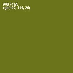 #6B741A - Olivetone Color Image