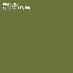 #6B753B - Yellow Metal Color Image