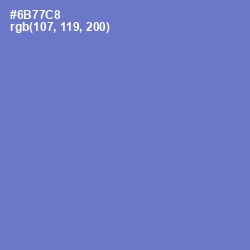 #6B77C8 - Blue Marguerite Color Image