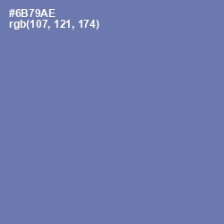 #6B79AE - Deluge Color Image