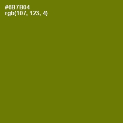 #6B7B04 - Olivetone Color Image