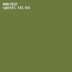 #6B7B3F - Pesto Color Image