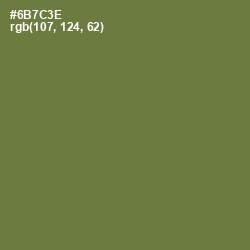 #6B7C3E - Pesto Color Image