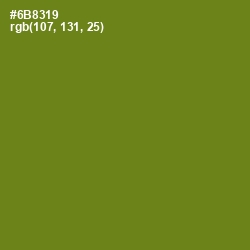 #6B8319 - Trendy Green Color Image