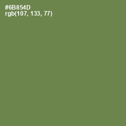 #6B854D - Glade Green Color Image