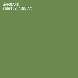 #6B8A4D - Glade Green Color Image