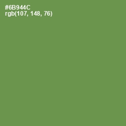 #6B944C - Glade Green Color Image