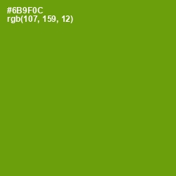 #6B9F0C - Limeade Color Image