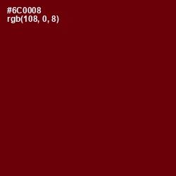 #6C0008 - Lonestar Color Image