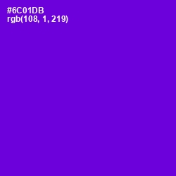 #6C01DB - Purple Heart Color Image