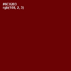 #6C0203 - Lonestar Color Image