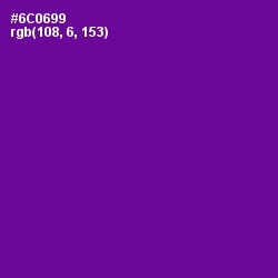 #6C0699 - Purple Color Image