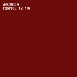 #6C0C0A - Red Oxide Color Image