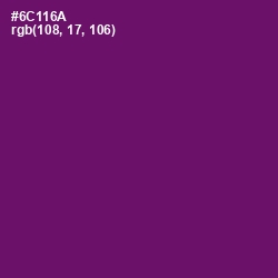 #6C116A - Honey Flower Color Image
