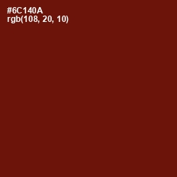 #6C140A - Dark Tan Color Image