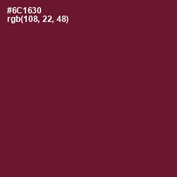 #6C1630 - Claret Color Image