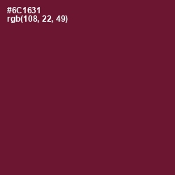 #6C1631 - Claret Color Image