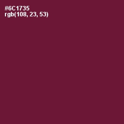#6C1735 - Claret Color Image