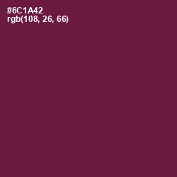 #6C1A42 - Pompadour Color Image