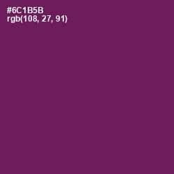 #6C1B5B - Pompadour Color Image