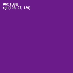 #6C1B8B - Seance Color Image