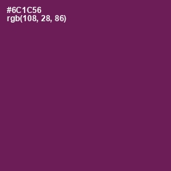 #6C1C56 - Pompadour Color Image