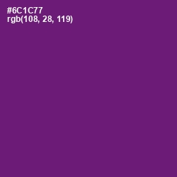 #6C1C77 - Honey Flower Color Image
