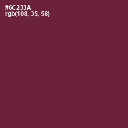 #6C233A - Buccaneer Color Image