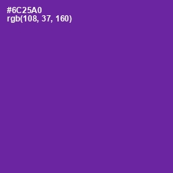 #6C25A0 - Royal Purple Color Image