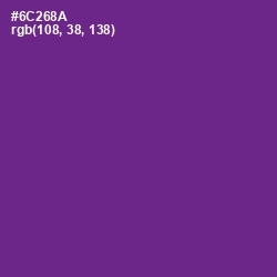 #6C268A - Eminence Color Image