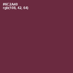 #6C2A40 - Tawny Port Color Image