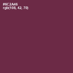 #6C2A46 - Tawny Port Color Image