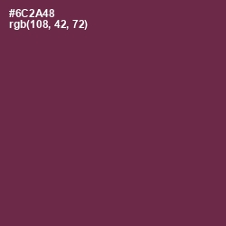 #6C2A48 - Tawny Port Color Image