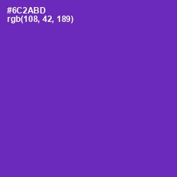 #6C2ABD - Royal Purple Color Image