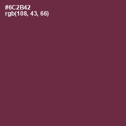 #6C2B42 - Tawny Port Color Image